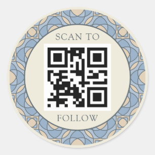 Elegantes Mosaik-Professionelles Branding-Aufklebe Runder Aufkleber