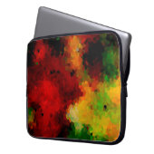 Elegantes Mosaikmuster, mehrfarbig, abstrakt Laptopschutzhülle (Vorderseite Links)