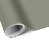 Elegantes Moss Green Wrapping Paper - Anpassbar Geschenkpapier (Rolleneckpunkt)