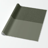 Elegantes Moss Green Wrapping Paper - Anpassbar Geschenkpapier (Ungerollt)