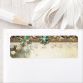 Elegantes Moss & Mondlicht Emerald Vintag Lace Ret (Insitu)