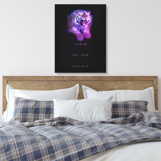 Elegantes Motivierend Affirmation Zitat Abstrakt Leinwanddruck (Insitu (Schlafzimmer))