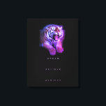 Elegantes Motivierend Affirmation Zitat Abstrakt Leinwanddruck<br><div class="desc">Elegante Motivierend Affirmation Zitat Abstrakt Tiger Canvas Print.</div>