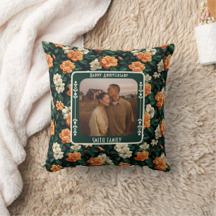 Elegantes Mr-und-Mrs-Jubiläums-Kissen Kissen