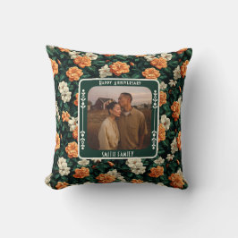 Elegantes Mr-und-Mrs-Jubiläums-Kissen Kissen