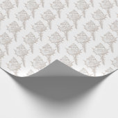 Elegantes Muschelmuster Geschenkpapier (Ecke)