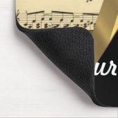 Elegantes Musikblatt Mousepad (Ecke)
