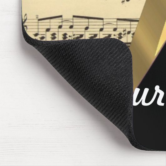 Elegantes Musikblatt Mousepad (Ecke)