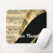 Elegantes Musikblatt Mousepad (Mit Mouse)