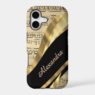 Elegantes Musikblatt personalisiert