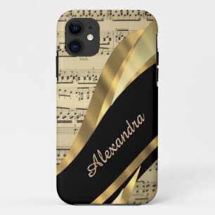 Elegantes Musikblatt personalisiert Case-Mate iPhone Hülle