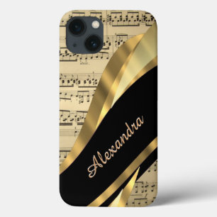 Elegantes Musikblatt personalisiert Case-Mate iPhone Hülle