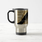 Elegantes Musikblatt Reisebecher (Links)