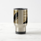 Elegantes Musikblatt Reisebecher (Mittel)