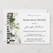 Elegantes Musikfestival Themenabend Probe Einladung (Vorderseite)