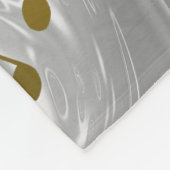 elegantes Musiknoten Fleecedecke (Ecke)