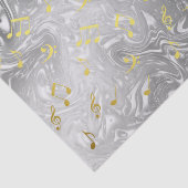 elegantes Musiknoten Seidenpapier (Ausschnitt)