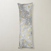 elegantes Musiknoten Seitenschläferkissen (Rückseite (Vertikal))