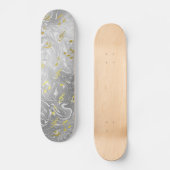 elegantes Musiknoten Skateboard (Vorderseite)