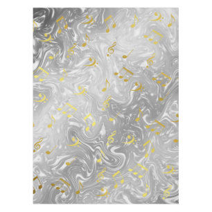 elegantes Musiknoten Tischdecke