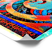 Elegantes Muster 57793 Poster (Ecke)