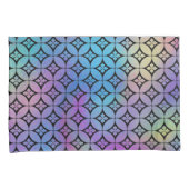 Elegantes Muster Abstrakter Blumenkreise Kissenbezug (Vorderseite-Rechts)