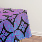 Elegantes Muster Abstrakter Blumenkreise Tischdecke (Beispiel)