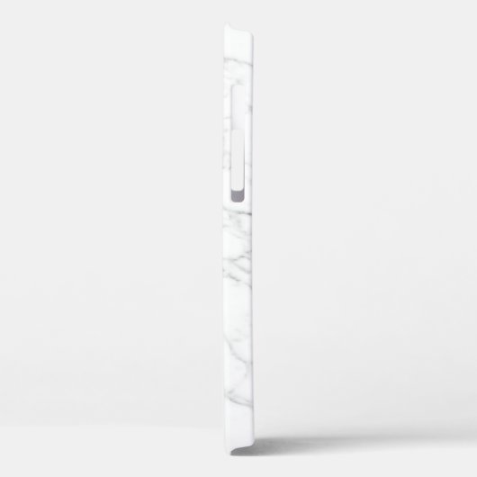 Elegantes Muster aus weißem Marmor Case-Mate iPhone Hülle (Rückseite / Links)