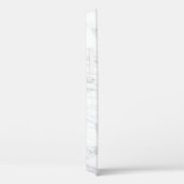 Elegantes Muster aus weißem Marmor Case-Mate iPhone Hülle (Rückseite / Rechts)