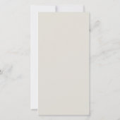 Elegantes Muster Beileid Danke P card 2 (Rückseite)