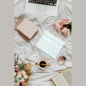 Elegantes Muster botanischer tropischer Blätter im Notizblock