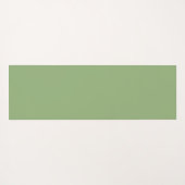 Elegantes Muster botanischer tropischer Blätter im Yogamatte (Rückseite (Horizontal))