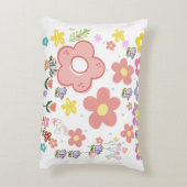 Elegantes Muster Dekokissen (Rückseite(Vertikal))