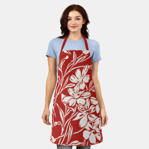 Elegantes Muster der Abstrakten Blumenbilder Schürze