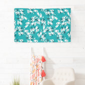 Elegantes Muster der Tulip Blume Botanisches Kunst Banner (Insitu)