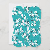 Elegantes Muster der Tulip Blume Botanisches Kunst Einladung (Vorderseite)