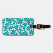 Elegantes Muster der Tulip Blume Botanisches Kunst Gepäckanhänger (Vorderseite horizontal)