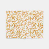 Elegantes Muster Fleecedecke (Vorderseite (Horizontal))