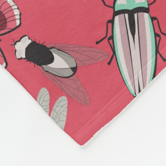 Elegantes Muster Fleecedecke (Ecke)