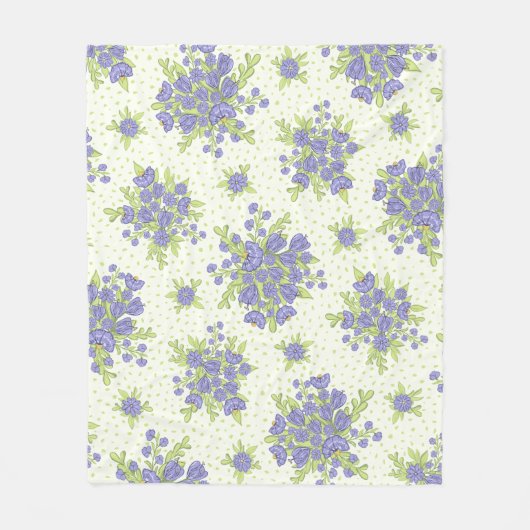 Elegantes Muster Fleecedecke (Vorderseite)