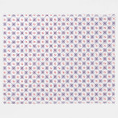 Elegantes Muster Fleecedecke (Vorderseite (Horizontal))