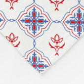 Elegantes Muster Fleecedecke (Ecke)
