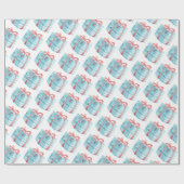 Elegantes Muster Frische Pasta machen Geschenkpapier (Flach)