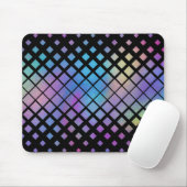 Elegantes Muster für geometrische Diamanten Mousepad (Mit Mouse)