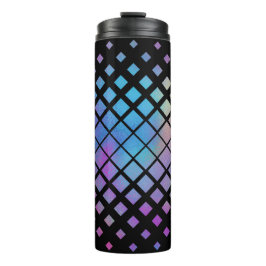 Elegantes Muster für geometrische Diamanten Thermosbecher
