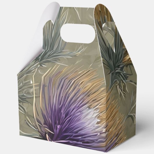 Elegantes Muster für Glasflora Geschenkschachtel (Vorderseite)