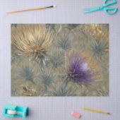 Elegantes Muster für Glasflora Seidenpapier (Basteln)