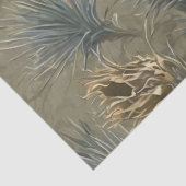 Elegantes Muster für Glasflora Seidenpapier (Detail)