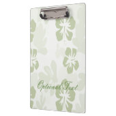 Elegantes Muster für Hibisken der Mute-Szene Klemmbrett (Links)