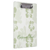 Elegantes Muster für Hibisken der Mute-Szene Klemmbrett (Rechts)